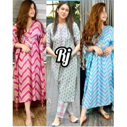 3 full stitched dress combo 81011